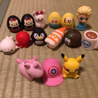 おもちゃセット　ソフビ　ディズニー　ポケモン(ぬいぐるみ/人形)