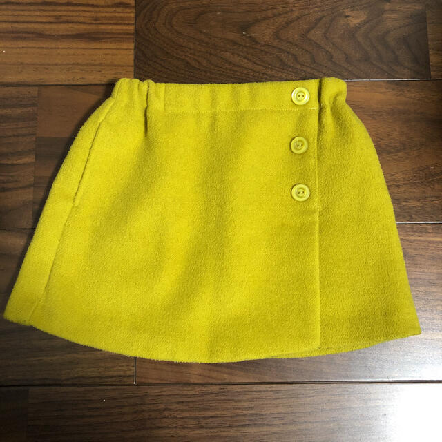 petit main(プティマイン)のプティマイン ウールスカート　100㎝ キッズ/ベビー/マタニティのキッズ服女の子用(90cm~)(スカート)の商品写真