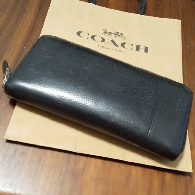 COACH(コーチ)のCOACH 長財布 メンズ 黒 メンズのファッション小物(長財布)の商品写真