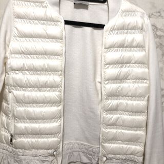 モンクレール(MONCLER)の美品 MONCLER ダウン ニット カーディガン(カーディガン)