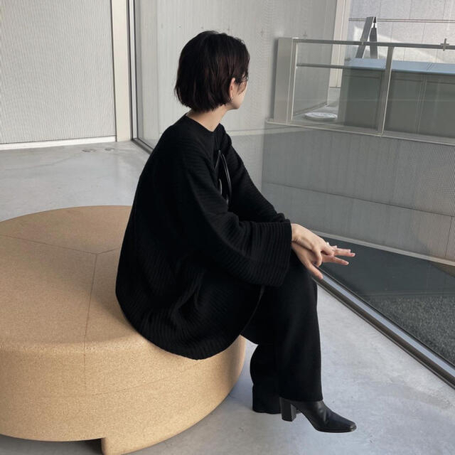 レディース新品タグ付きリムアーク今季完売Wide square knit set up