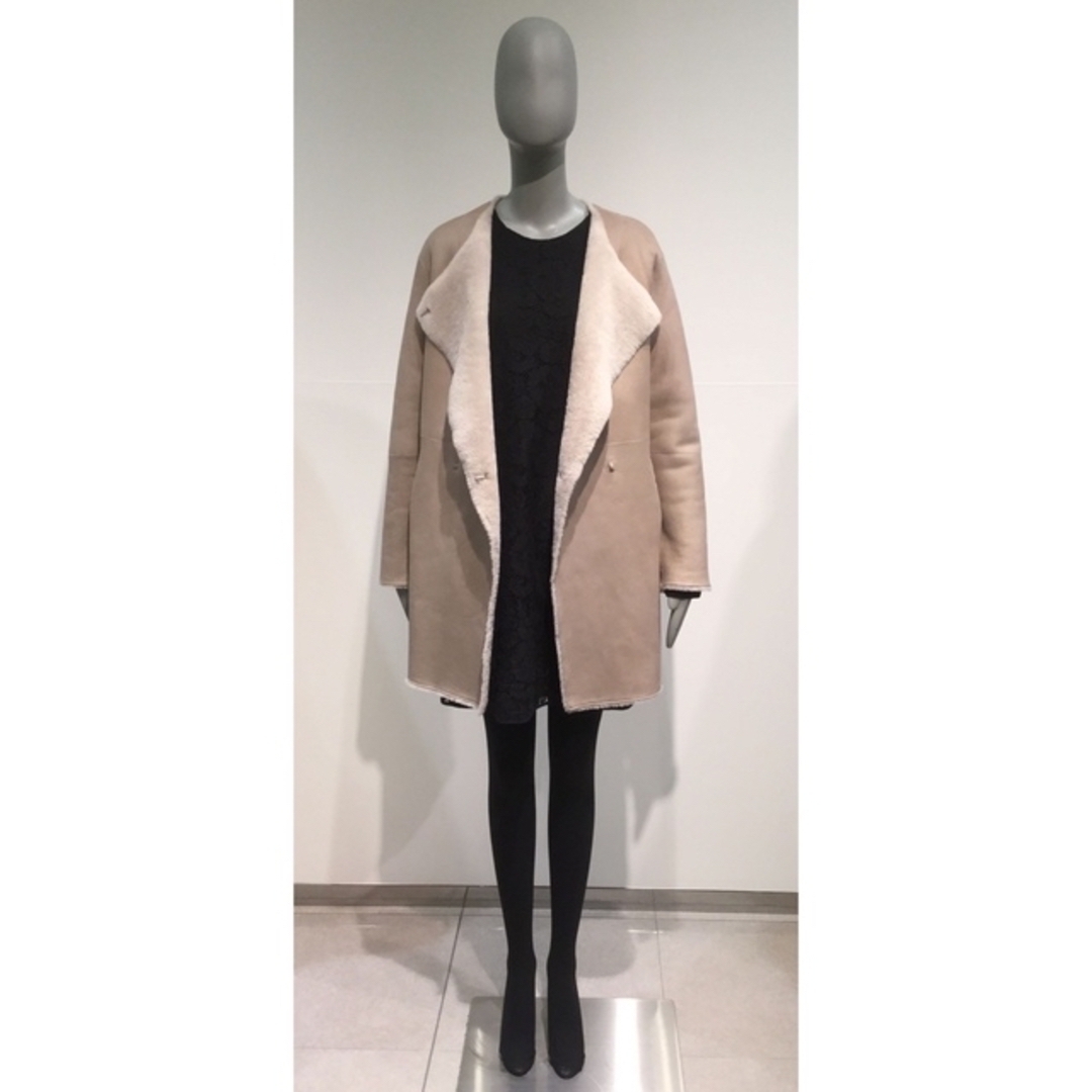 Theory リバーシブルムートンコート 定価約35万円