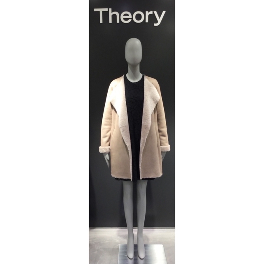 定価31万　Theory　18AW　ムートンコート　リバーシブル