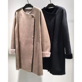 定価31万　Theory　18AW　ムートンコート　リバーシブル