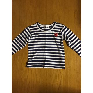 コムデギャルソン(COMME des GARCONS)のPLAYコムデギャルソン長袖ボーダー2(Tシャツ/カットソー)