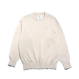 O- × crepuscule HOURS KNIT WHITE 新品未使用(ニット/セーター)