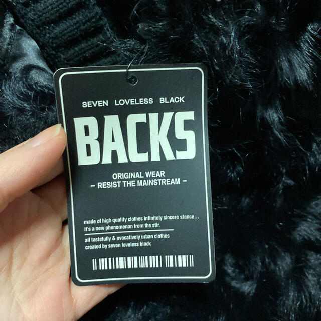 BACKS(バックス)のSALE  BACKS バックス  ファージャケット  Mサイズ  タグ付き レディースのジャケット/アウター(その他)の商品写真