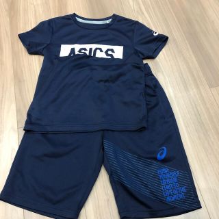 アシックス(asics)のアシックス　Tシャツ　短パン　ネイビー　130センチ　150センチ(Tシャツ/カットソー)