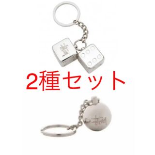 ステューシー(STUSSY)のstussy metal dice 8ball key chain(キーホルダー)