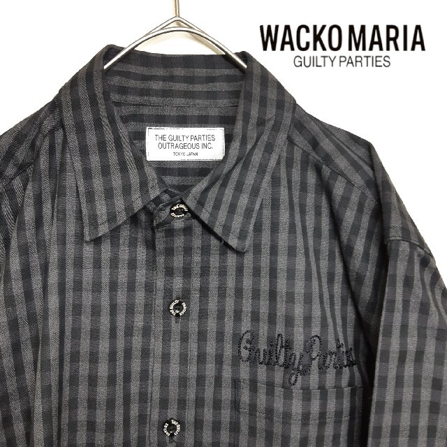 美品】 WACKO MARIA ワコマリア チェック柄 長袖 シャツ M - シャツ