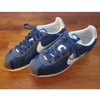 ナイキ(NIKE)のナイキ NIKE コルテッツ ナイロン ネイビー 26.5(スニーカー)