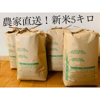 令和2年産新米ヒノヒカリ(農家直送)5キロ(米/穀物)