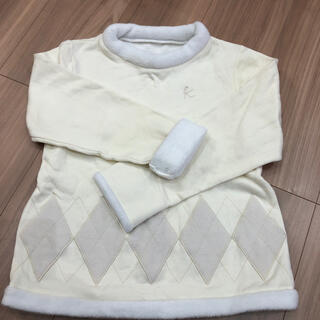 クミキョク(kumikyoku（組曲）)の組曲　140センチ　白　女の子　長袖　(Tシャツ/カットソー)