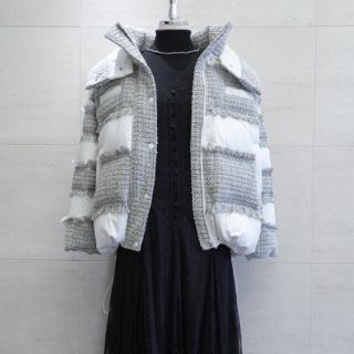 スナイデル(SNIDEL)のherlipto    Hooded Tweed Shell Down (ダウンジャケット)