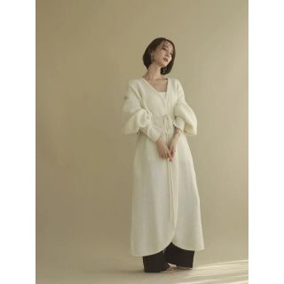 トゥデイフル(TODAYFUL)のlouren mohair long knit cardigan(カーディガン)