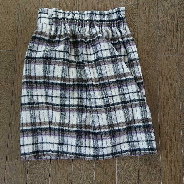 ViS(ヴィス)のVis チェックコクーンスカート レディースのスカート(ひざ丈スカート)の商品写真