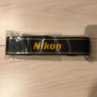 ニコン(Nikon)の新品ニコン　カメラ　ストラップ　黒(デジタル一眼)