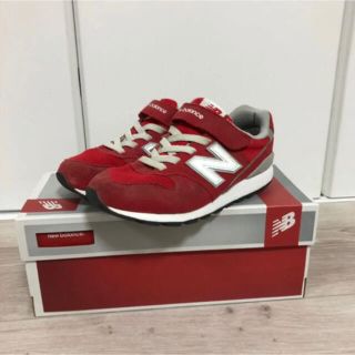 ニューバランス(New Balance)のハウスクリーニング済！数回着用のみ！ニューバランス　20.5センチ　996 赤(スニーカー)