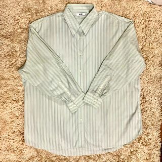 ユニクロ(UNIQLO)のUNIQLO U ストライプカラーシャツ　XL(シャツ)