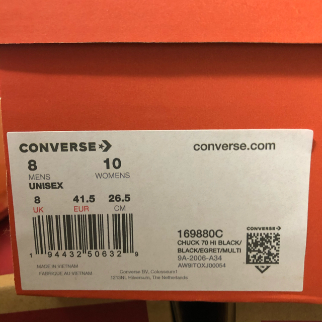 CONVERSE(コンバース)のConverse All Star Hi 70s Trainers Black メンズの靴/シューズ(スニーカー)の商品写真