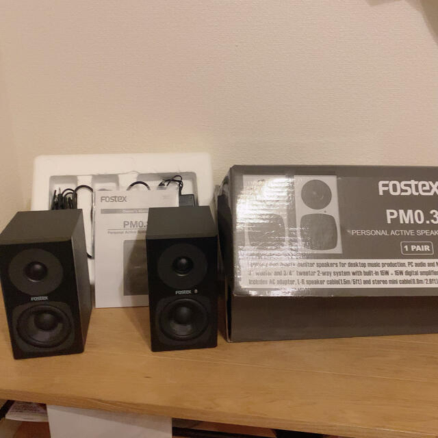 FOSTEX PM0.3 パーソナル・アクティブスピーカーシステム