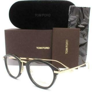 トムフォード(TOM FORD)のTOM FORD アイウエア 黒×ゴールド TF5497 001 新品正規(サングラス/メガネ)