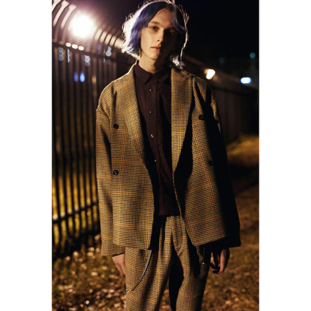 メンズJIEDA HOUND'S TOOTH TAILORED JACKET ジエダ