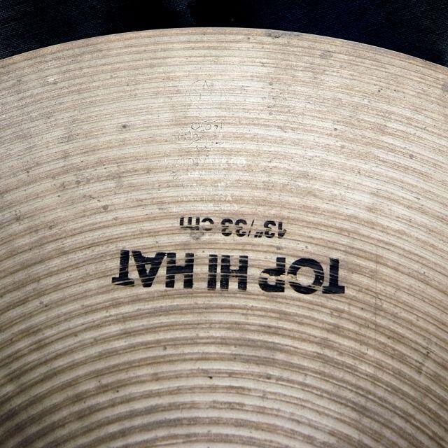 ビンテージ IAK Kジルジャン ハイハット13" 95年と86-91年 Old 楽器のドラム(シンバル)の商品写真