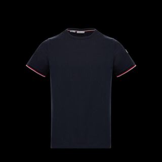 モンクレール(MONCLER)の【M】moncler モンクレール  tシャツ ネイビー(Tシャツ/カットソー(半袖/袖なし))