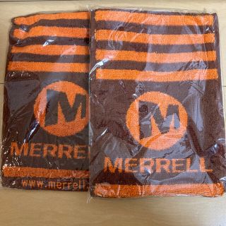 メレル(MERRELL)のメレル　タオルマフラー　2枚セット　2010年ノベルティ　MERRELL(登山用品)