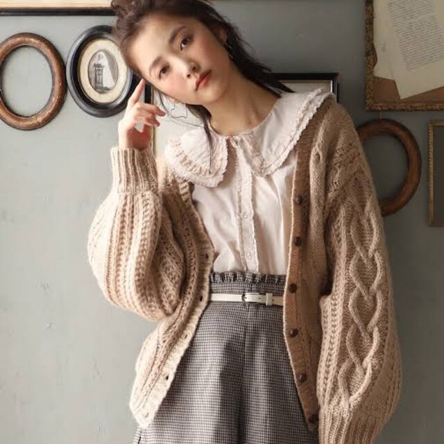 □通販のお買物□ cygne シーニュ ハートカーディガン Laure