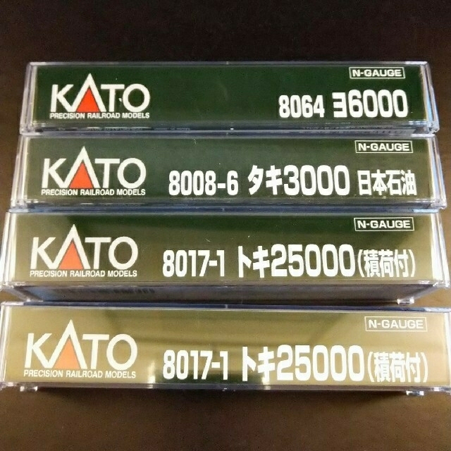 KATO新品未使用 タキ3000、トキ25000(積荷有)、ヨ6000【計4両】 2