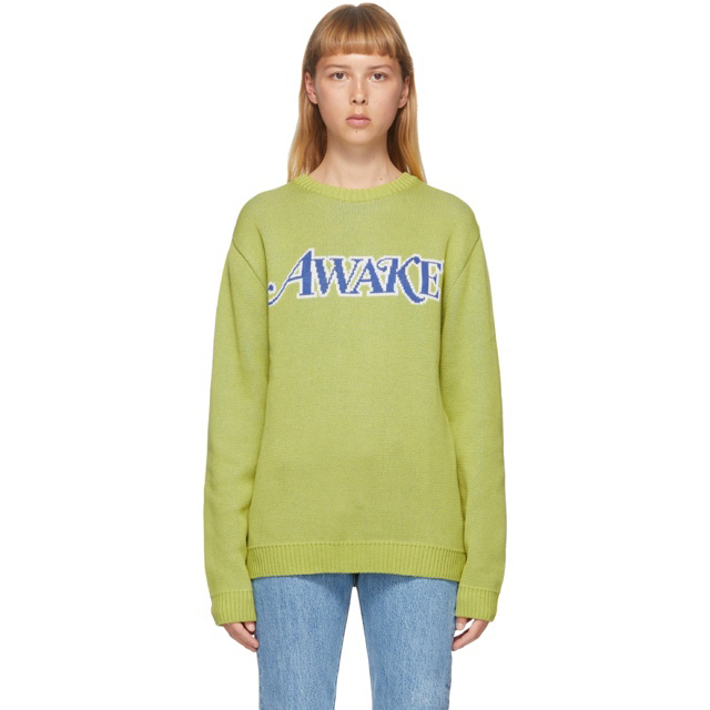 AWAKE(アウェイク)のAWAKE NY Ciassic Logo Intarsia Sweater メンズのトップス(ニット/セーター)の商品写真