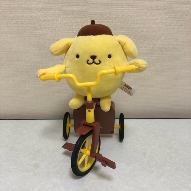 ポムポムプリン自転車ぬいぐるみ | フリマアプリ ラクマ