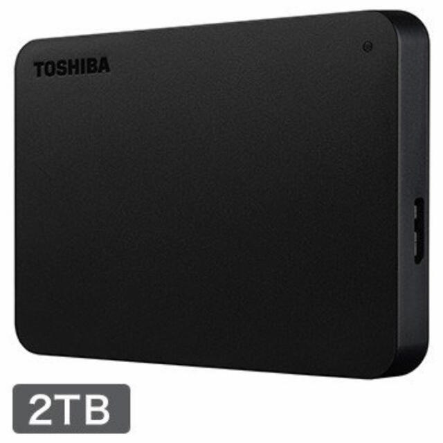 PC/タブレット【新品未開封】 東芝 ポータブルHDD 2TB HDAD20AK3-FP