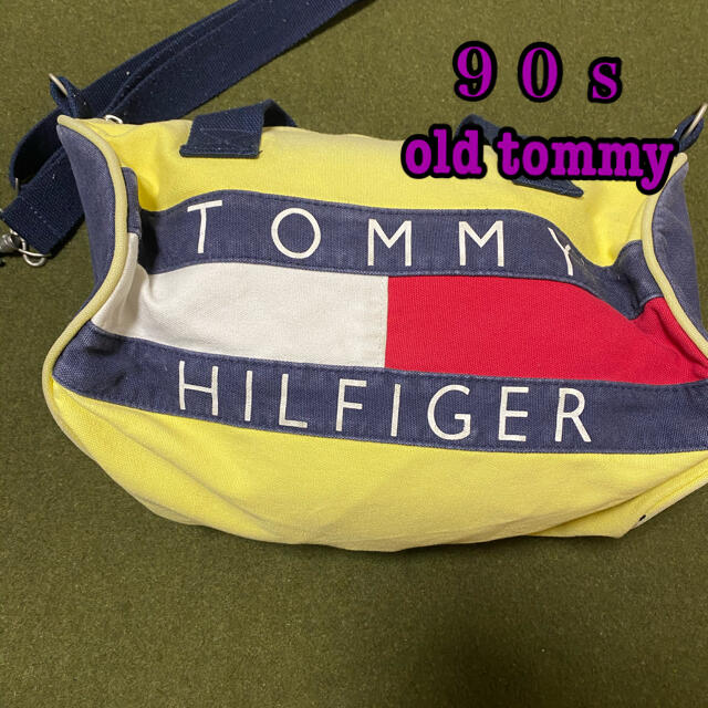 TOMMY HILFIGER(トミーヒルフィガー)の９０ｓ　ＯＬＤ　ＴＯＭＭＹ　ＨＩＬＦＩＧＥＲ　ミニボストンバック　トミー  レディースのバッグ(ショルダーバッグ)の商品写真