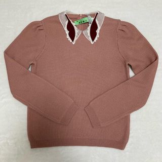 レッドヴァレンティノ(RED VALENTINO)の【RED VALENTINO】パフショルダーニットセーター・つけ襟つき(ニット/セーター)