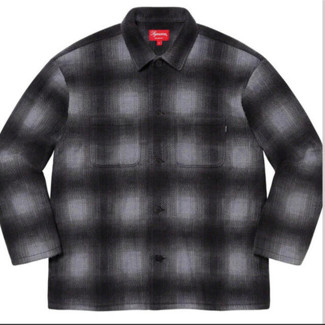 supreme Shadow Plaid Fleece Shirt シュプリーム