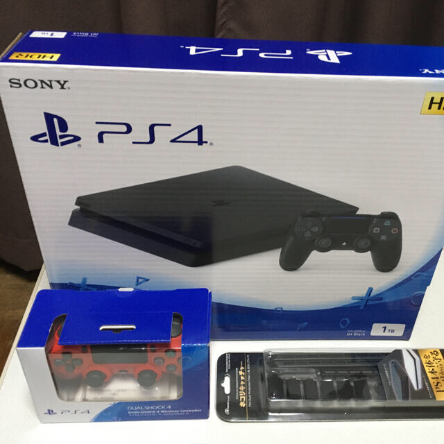 ps4本体  ジェットブラック　1TB CUH-2200BB01 薄型