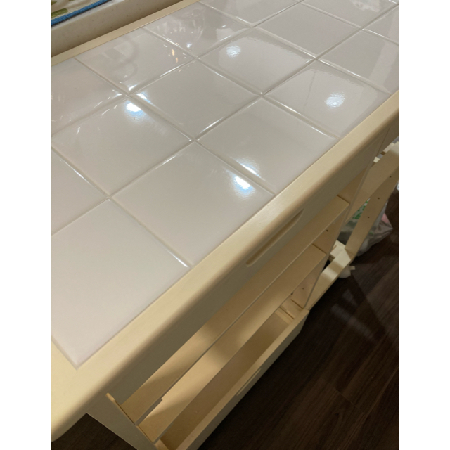 B-COMPANY - ビーカンパニー タイルトップワゴン 中古の通販 by B-COMPANY - ビーカンパニー タイルトップワゴン 中古の通販 by