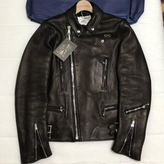 ルイスレザー(Lewis Leathers)のささみカツ様専用 ルイスレザー リアルマッコイズ ディアスキン ブラック 40 (ライダースジャケット)