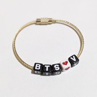 ボウダンショウネンダン(防弾少年団(BTS))の💜BTS 防弾少年団 V キーリング💜テテ シンプル(キーホルダー)