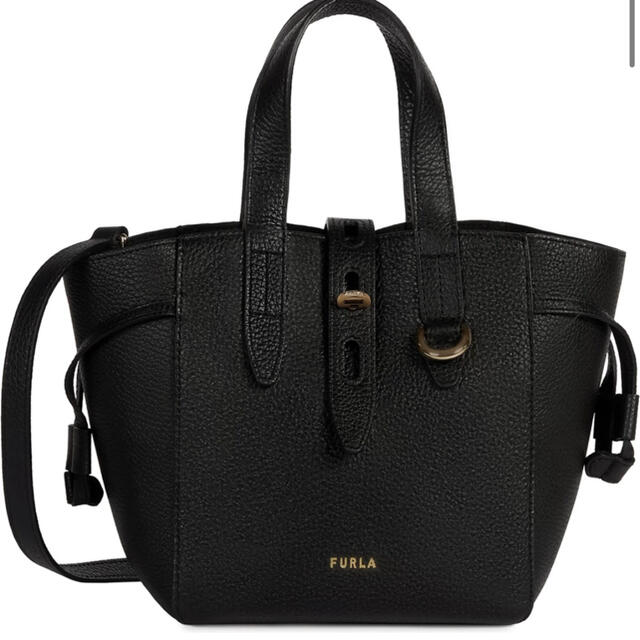 FURLA ミニトートバック ブラックバッグ