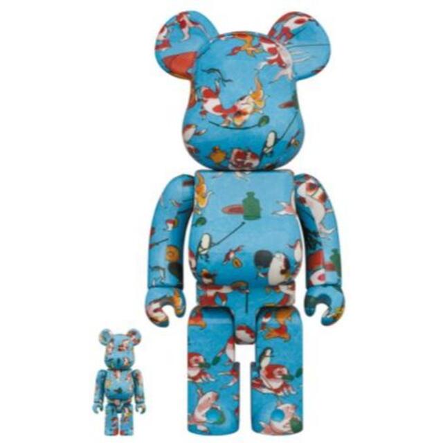 BE@RBRICK 歌川国芳 金魚づくし 100% & 400% ベアブリック