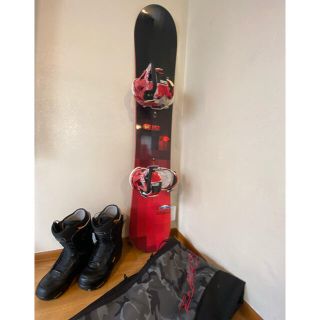 バートン(BURTON)のBURTON CUSTOM 158cm スノーボード セット(ボード)