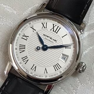 モンブラン(MONTBLANC)の【美品】モンブラン　スターデイト　Dバックル仕様　自動巻　腕時計　36mm(腕時計(アナログ))