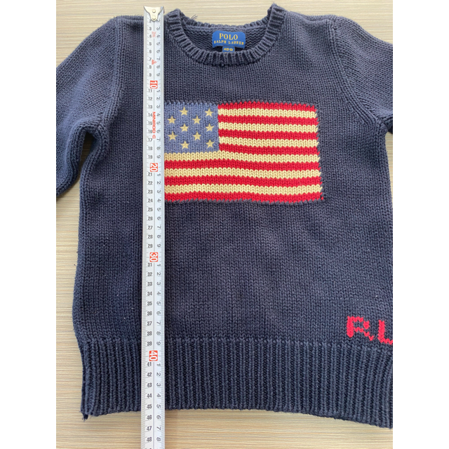 POLO RALPH LAUREN(ポロラルフローレン)のミンタン様専用　ポロ　ラルフローレン　ニット セーター(正規品) キッズ/ベビー/マタニティのキッズ服女の子用(90cm~)(ニット)の商品写真