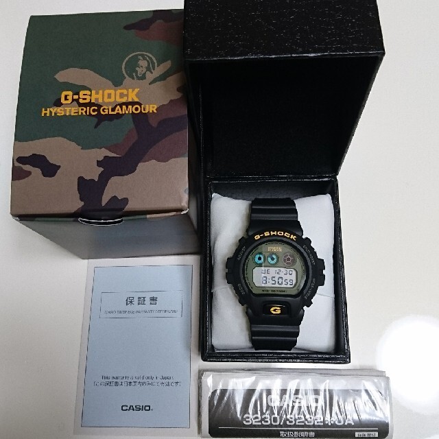 G-SHOCK(ジーショック)の【美品】ヒステリックグラマー コラボレーション ジーショック メンズの時計(腕時計(アナログ))の商品写真