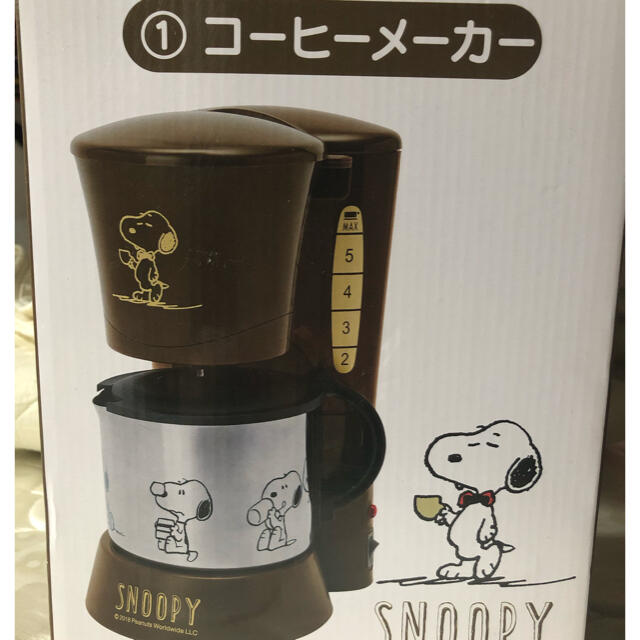 SNOOPY(スヌーピー)のスヌーピー　コーヒーメーカー　 スマホ/家電/カメラの調理家電(コーヒーメーカー)の商品写真