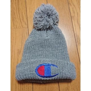 チャンピオン(Champion)のChampion キッズ ニット帽 グレー(帽子)